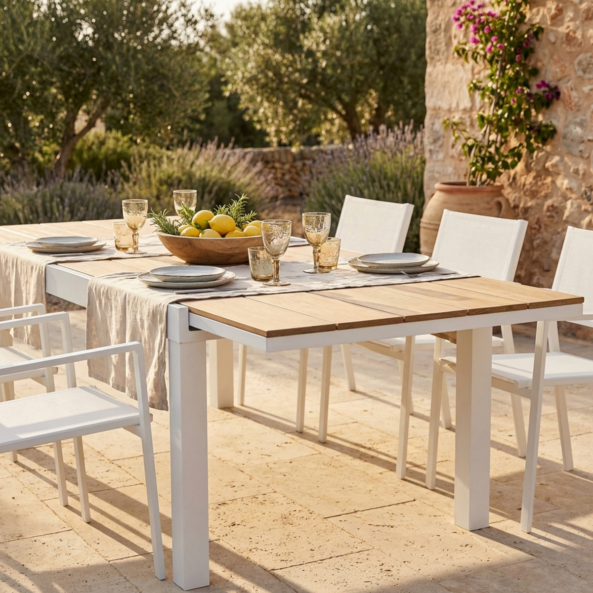 Cayman Extendable Aluminium Garden Table 200/300x95 cm — 3