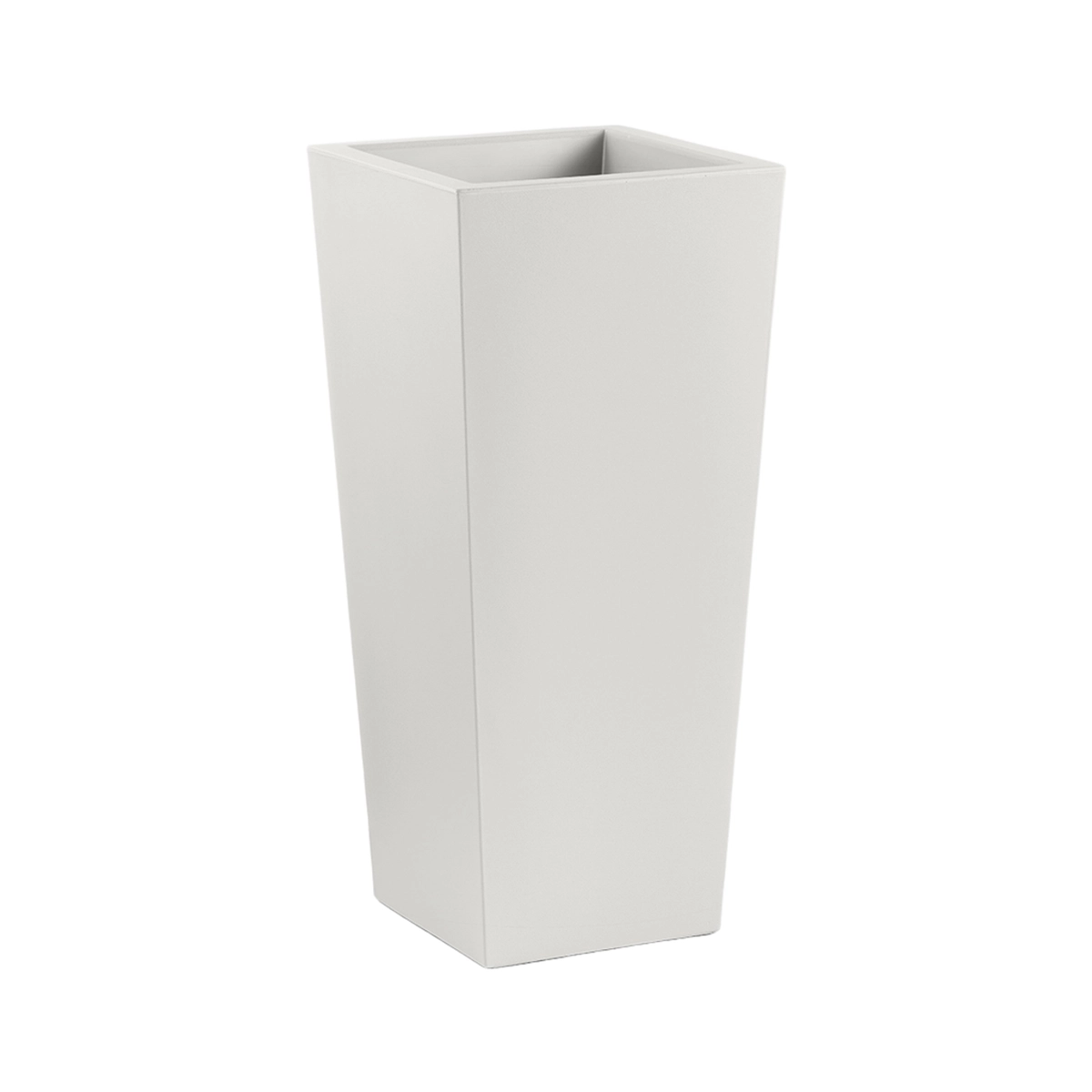 Gaia 70 LYXO tall square outdoor planter in Polietilene — 1