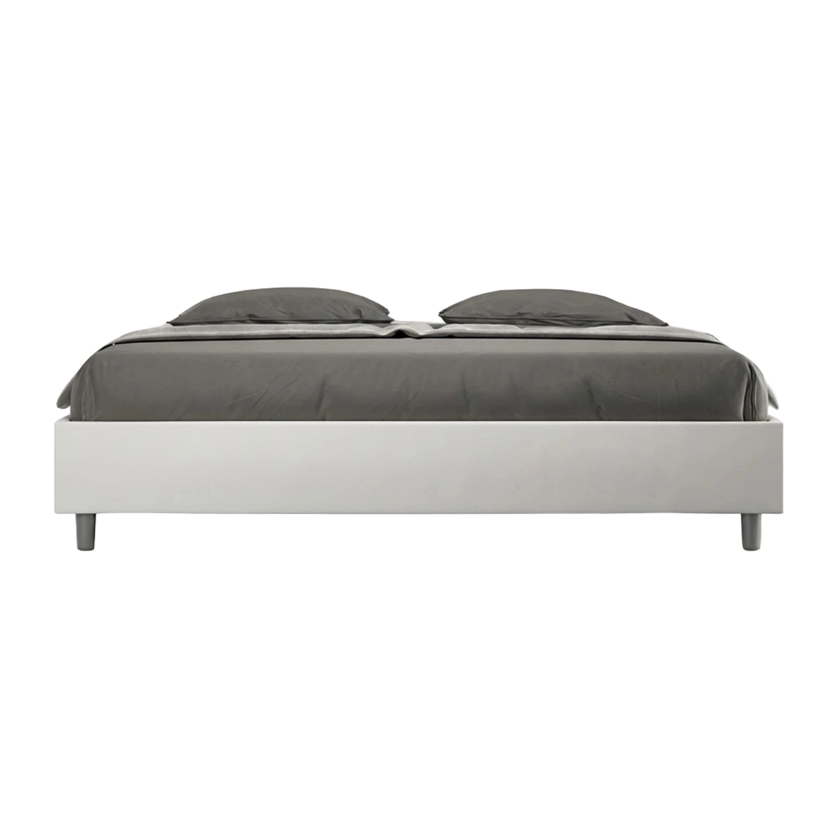 Focus K King Size Storage Bed 180x200 Modern Faux Leather — 1