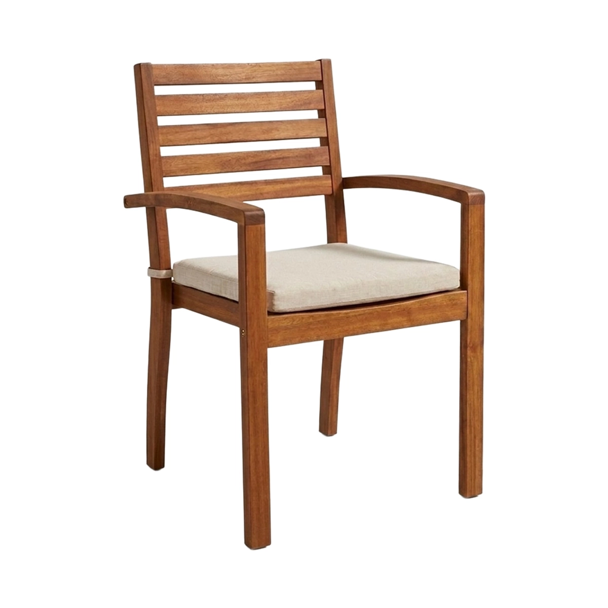 Minerva Cosma Stackable Wooden Garden Armchair in Solid Acacia — 1