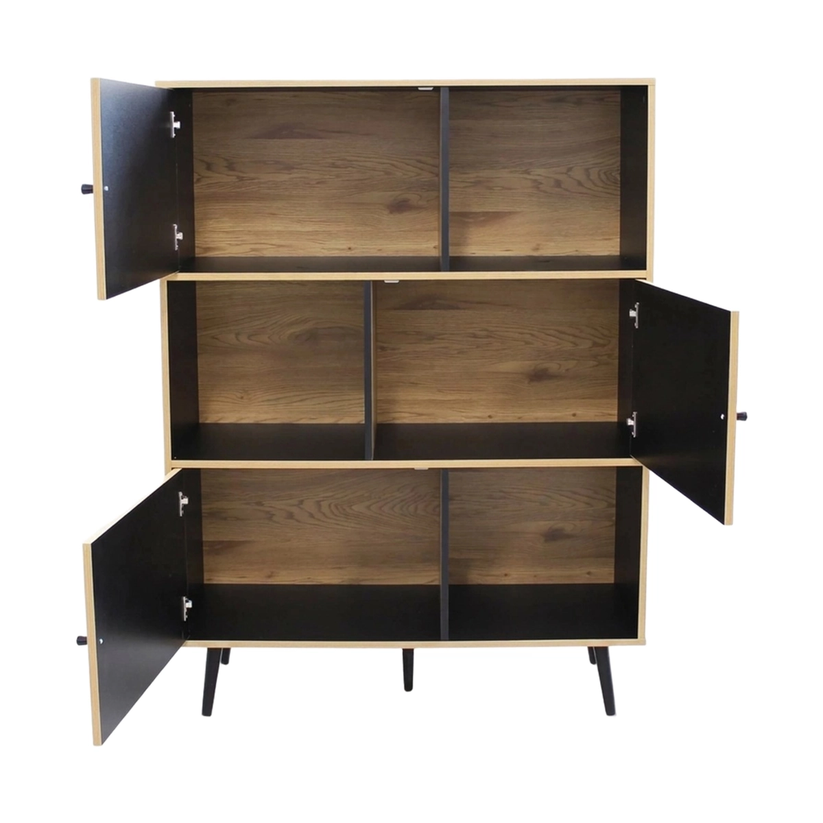 Elwood Modern Sideboard Cabinet with 3 Doors and Shelves — 6