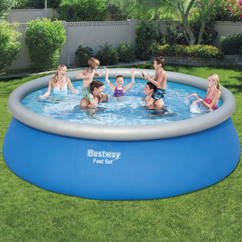 Bestway 57289 Fast Set Inflatable Ring Above Ground Pool 457x122 cm — 3