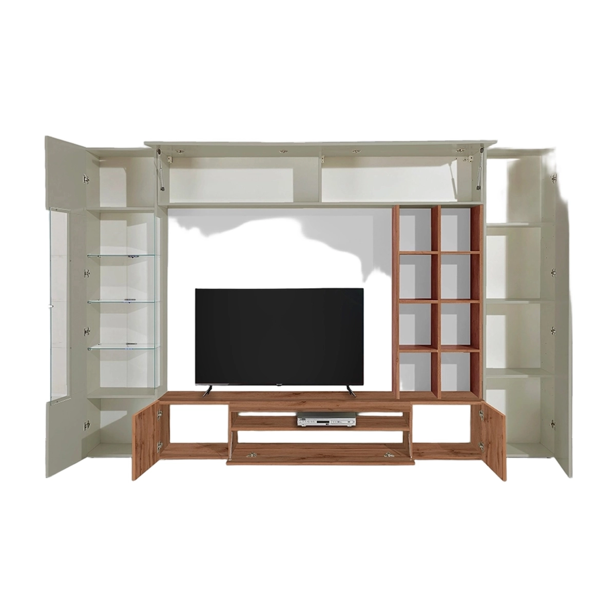 Modern Living Room Wall Unit with Display Cabinet Egypt WT — 4
