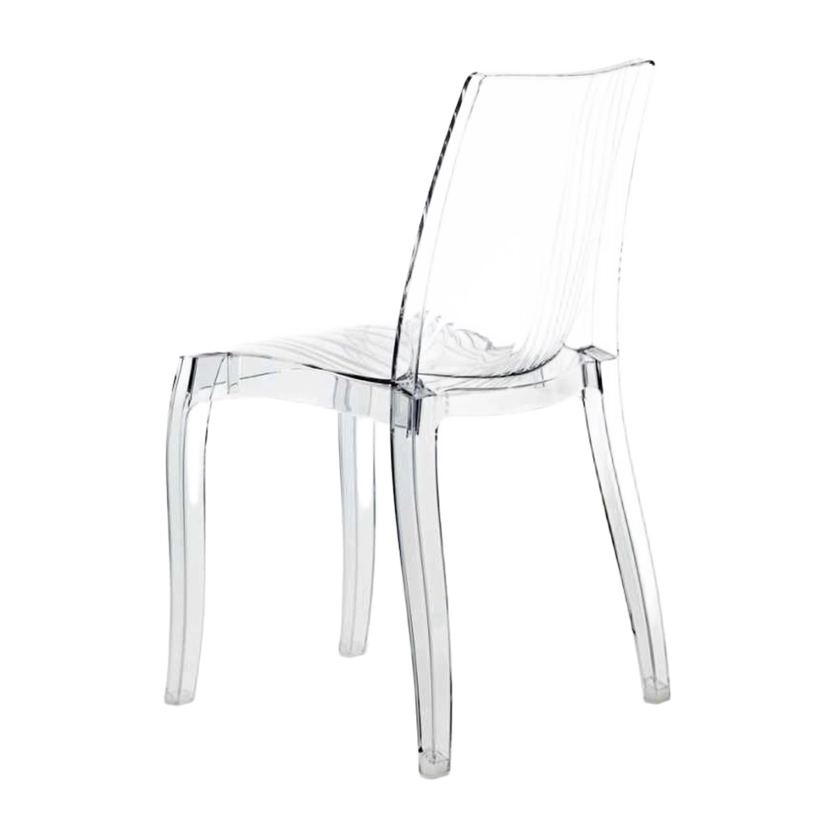 Dune Grand Soleil Clear Stacking Chair for Kitchen and Bar — 3