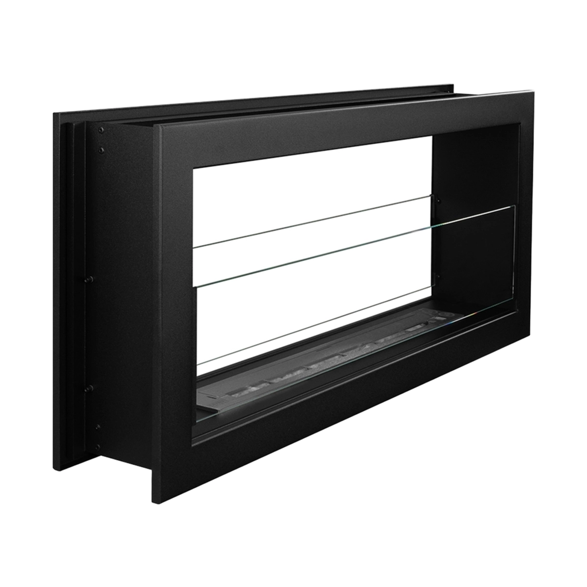 Divina Fire Montefalco 90 Double-Sided Built-in Bioethanol Fireplace 90x40 — 5