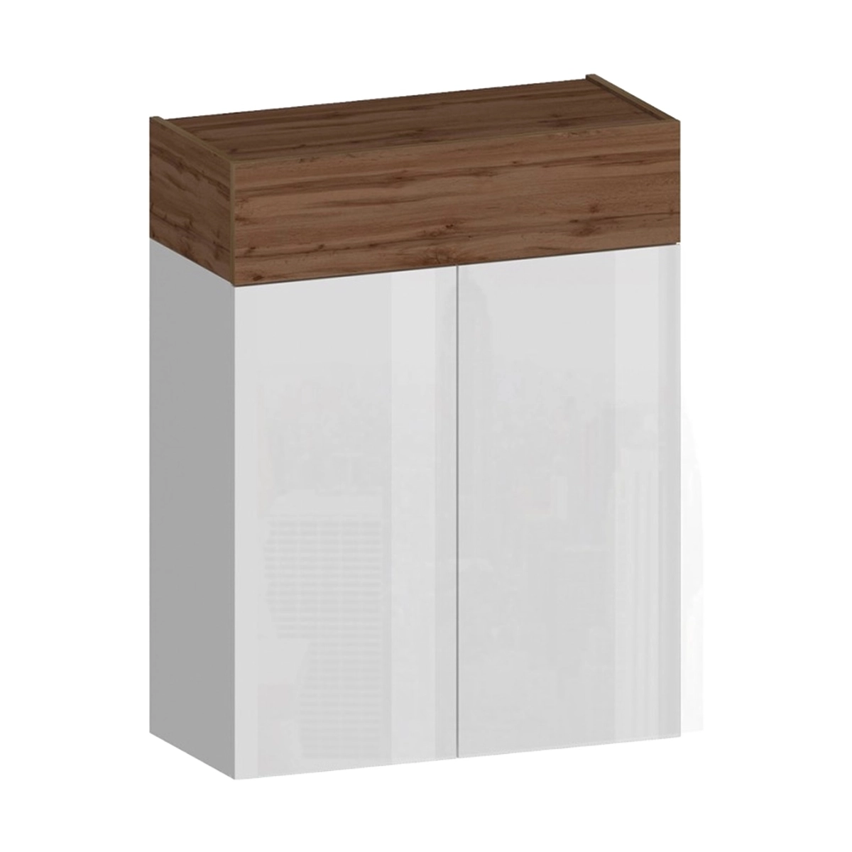 Modern Shoe Cabinet 2 Doors 4 Shelves 76x34x100cm Ayenne Web Furniture — 4