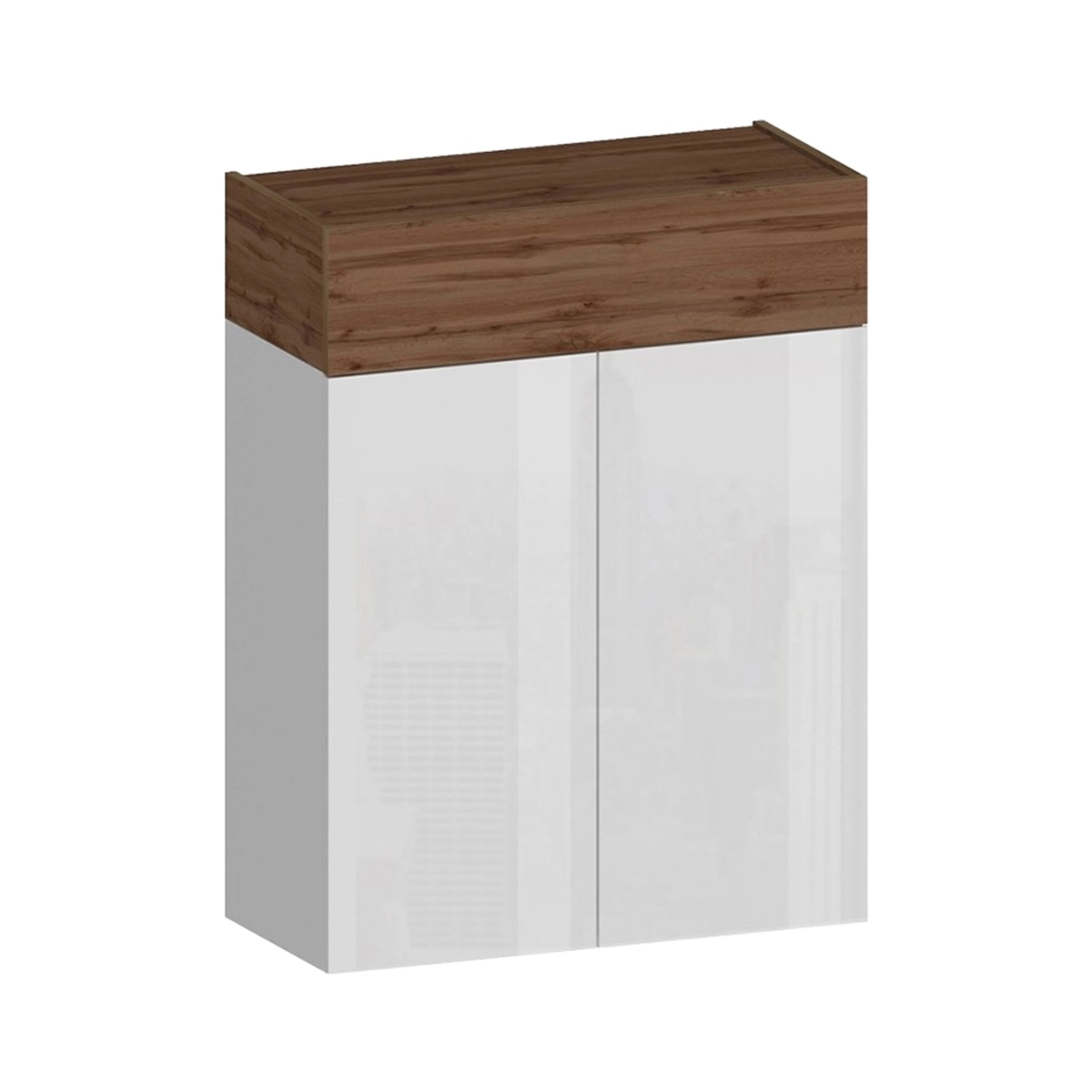 Modern Shoe Cabinet 2 Doors 4 Shelves 76x34x100cm Ayenne Web Furniture — 1