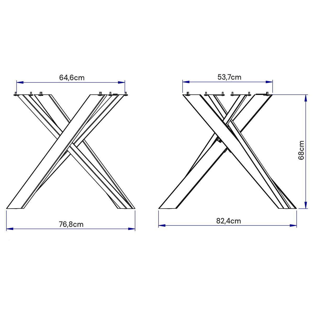 Clerk Modern Extendable Square Dining Table 90x90-194 cm — 4