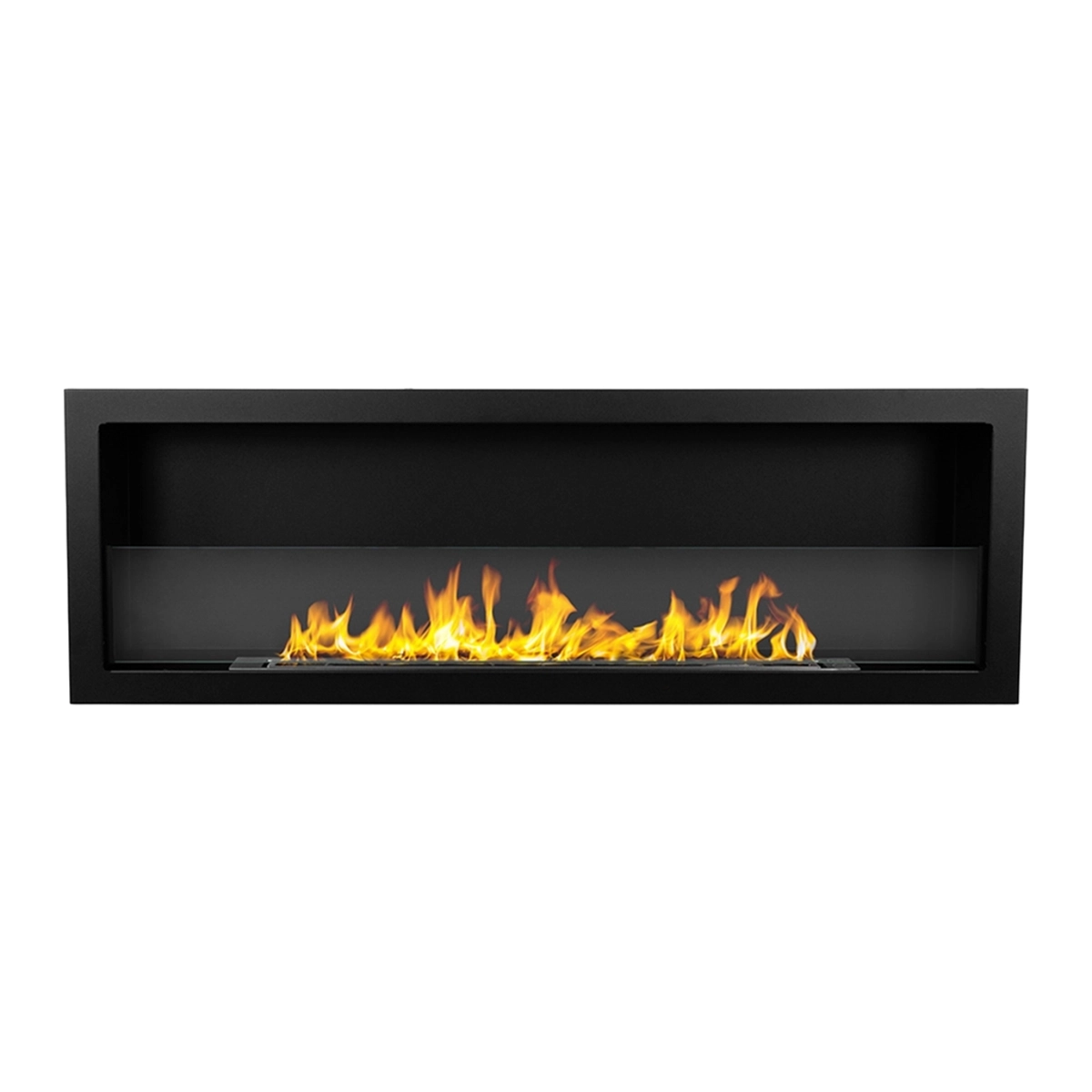 Built-in Wall Bioethanol Fireplace 120x40 Furore 120 Divina Fire — 4