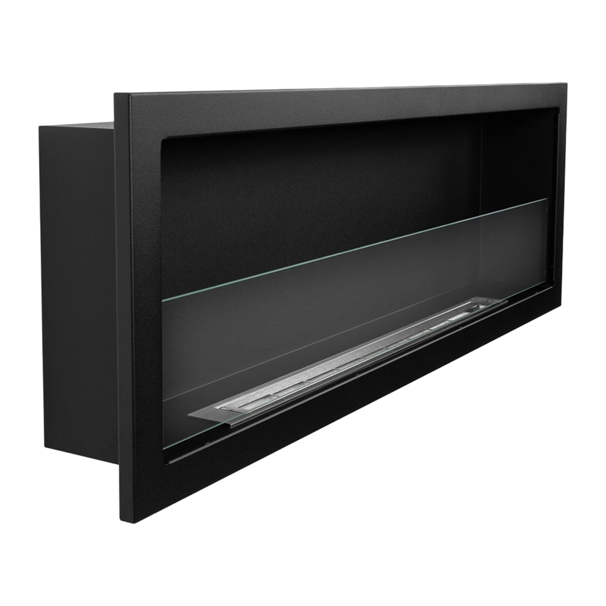 Built-in Wall Bioethanol Fireplace 120x40 Furore 120 Divina Fire — 5