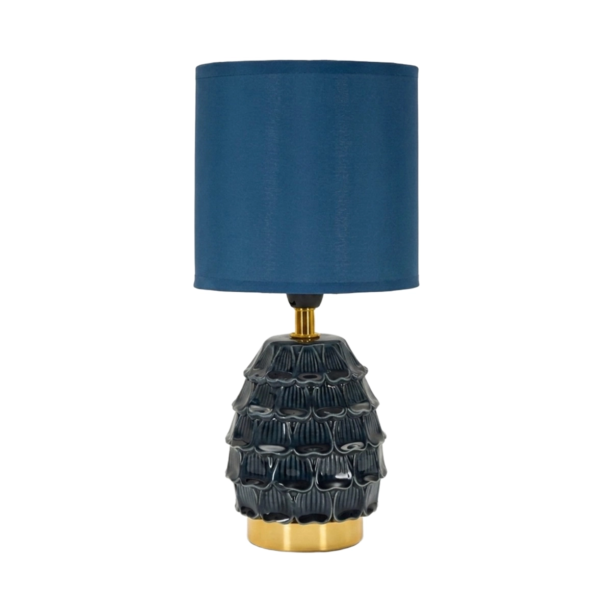 Pigny Bedside Table Lamp in Ceramic and Fabric — 1