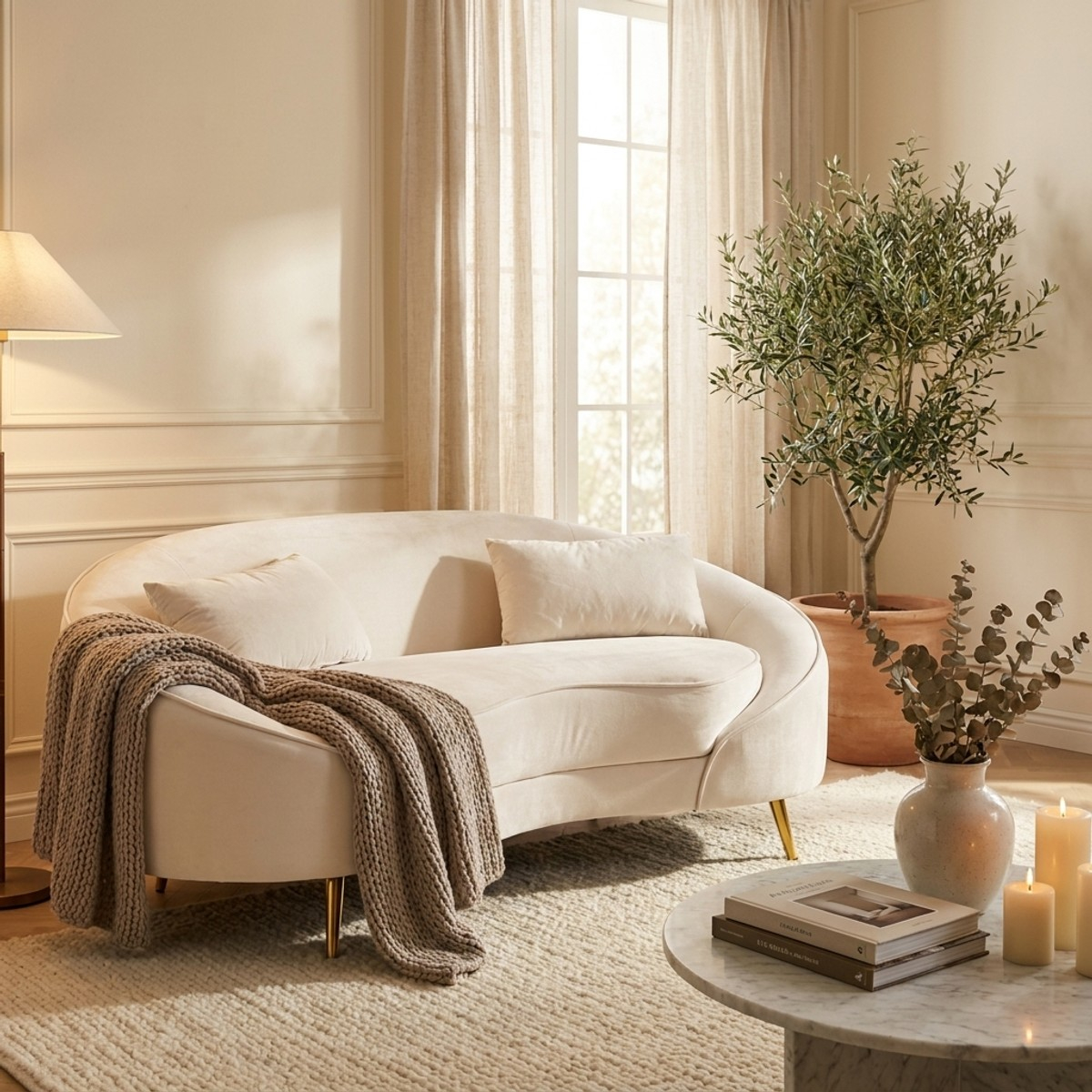 Oslo 2-seater upholstered fabric sofa for living room — 2