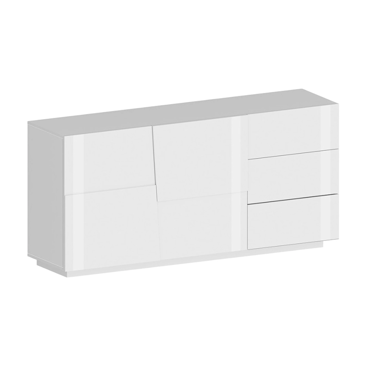 Modern Sideboard 2 Doors 3 Drawers Living Room Bedroom Glencoe Web Furniture — 4