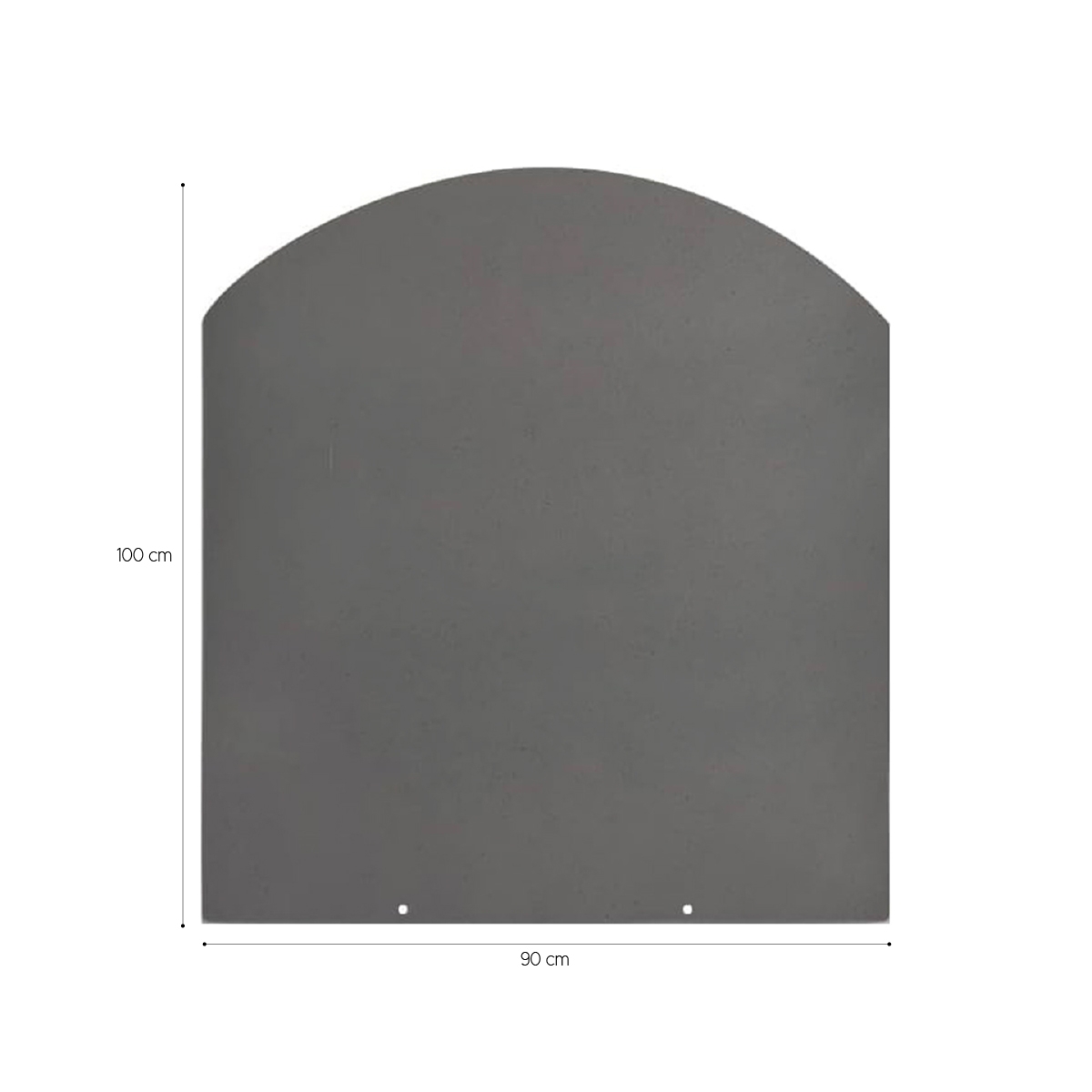 Floor Protection Plate in Steel for Stoves 100x90 Divina Fire — 4