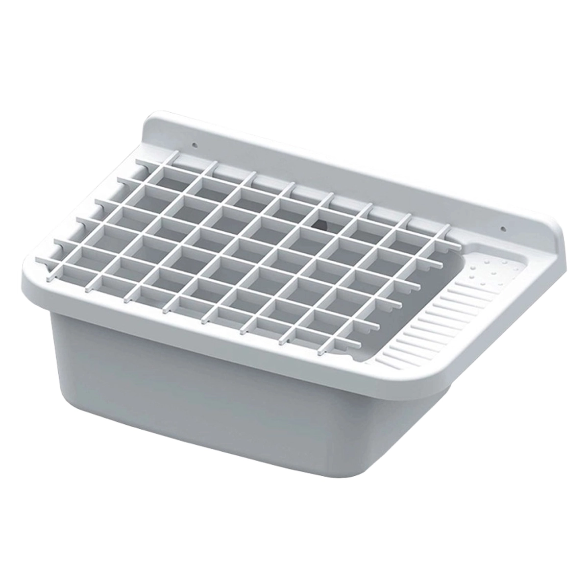 Mongardi Nos 50 Wall-Mounted Utility Sink in Resina 50 cm — 3