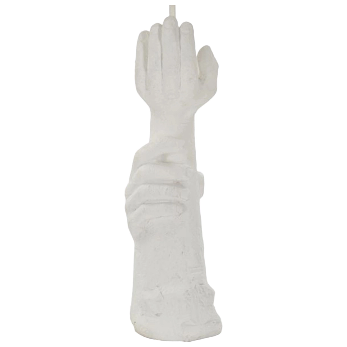Life Sculptural Table Lamp in Polyresin and Tessuto — 5