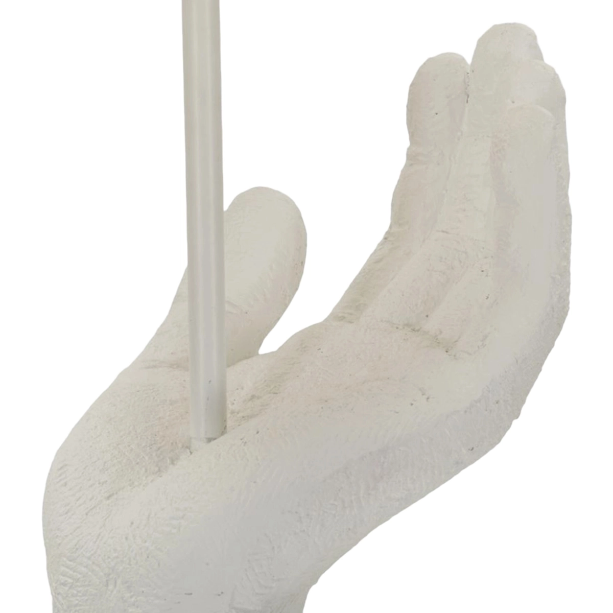 Life Sculptural Table Lamp in Polyresin and Tessuto — 4