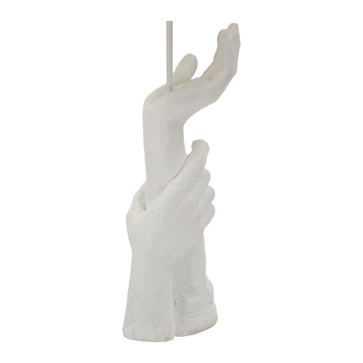 Life Sculptural Table Lamp in Polyresin and Tessuto — 6