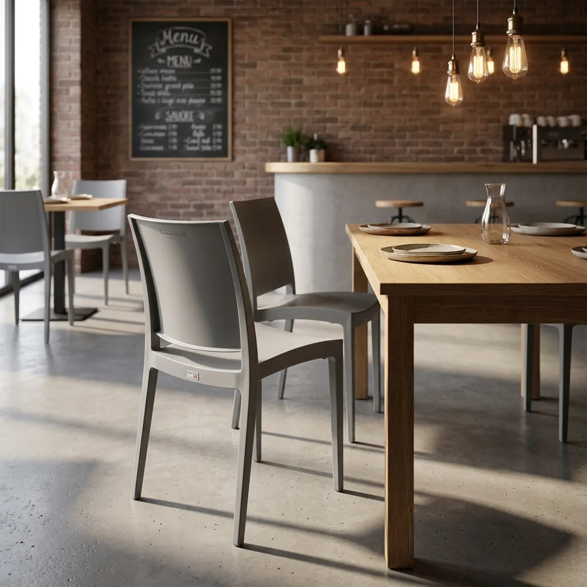 Set of 24 Trieste Grand Soleil Polypropylene Chairs for Dining & Bar — 2