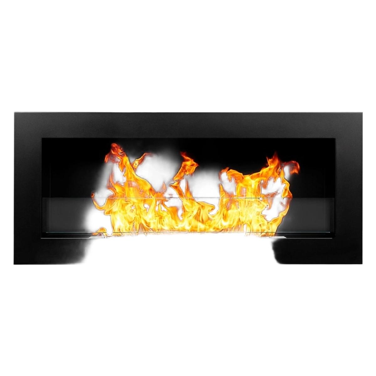 Divina Fire Livorno Nero Wall Mounted Recessed Bioethanol Fireplace — 4