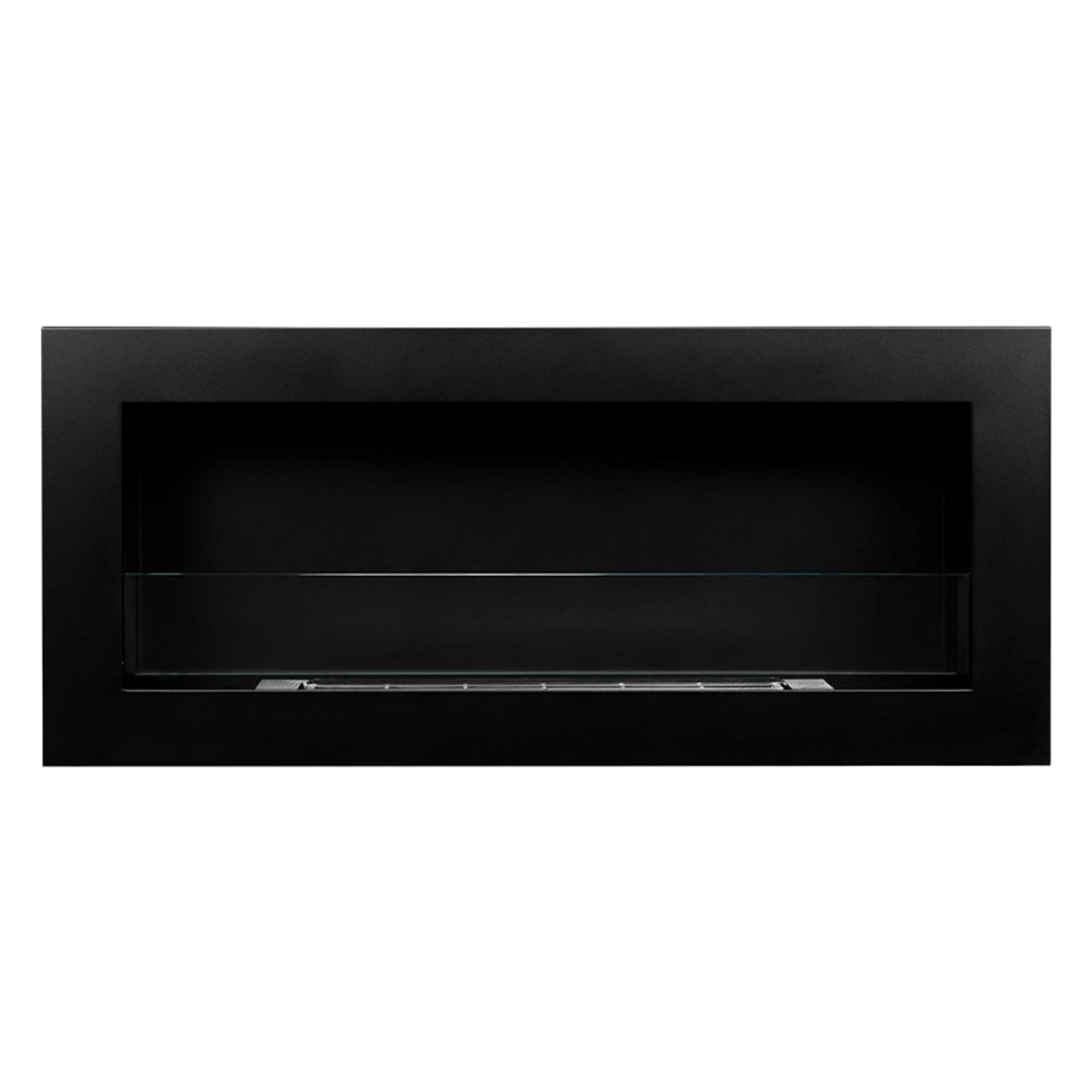 Divina Fire Livorno Nero Wall Mounted Recessed Bioethanol Fireplace — 5