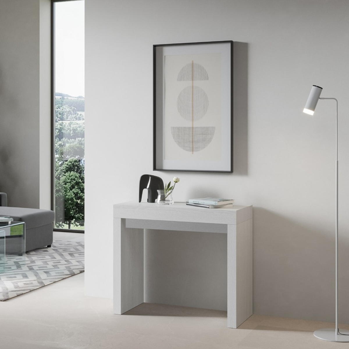 Modern Extendable Console Table 90x40-300 cm Roxell Itamoby — 3