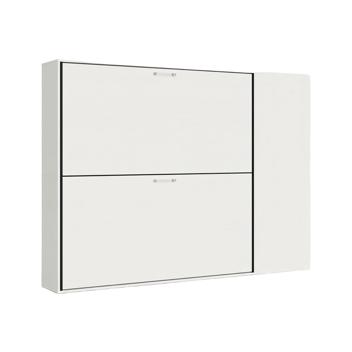 Foldaway Bunk Bed with Wardrobe Ash White Kando H Itamoby — 7