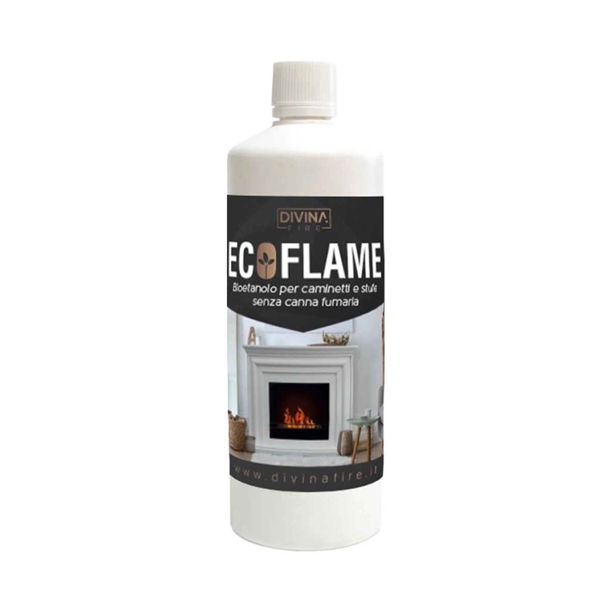 Divina Fire Ecoflame Liquid Bioethanol Pack of 12 x 1L Bottles — 5