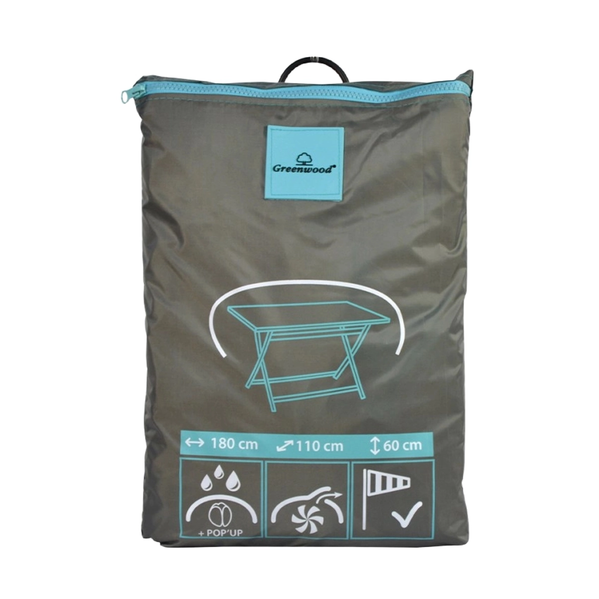 Waterproof Outdoor Garden Table Cover 180x110x60 cm Kedels CVT01 — 1