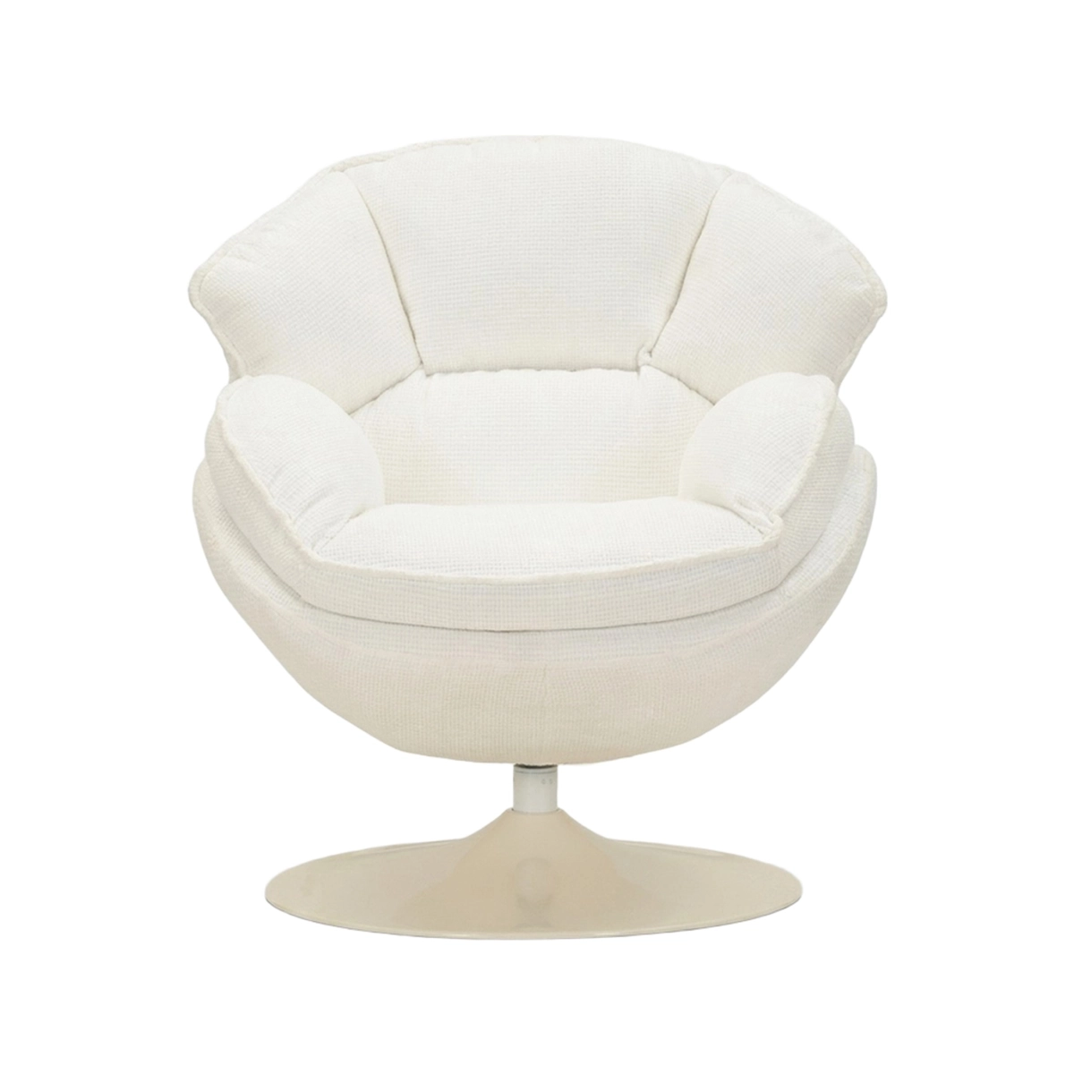 Hamburg Poise Swivel Retro Upholstered Living Room Armchair — 3