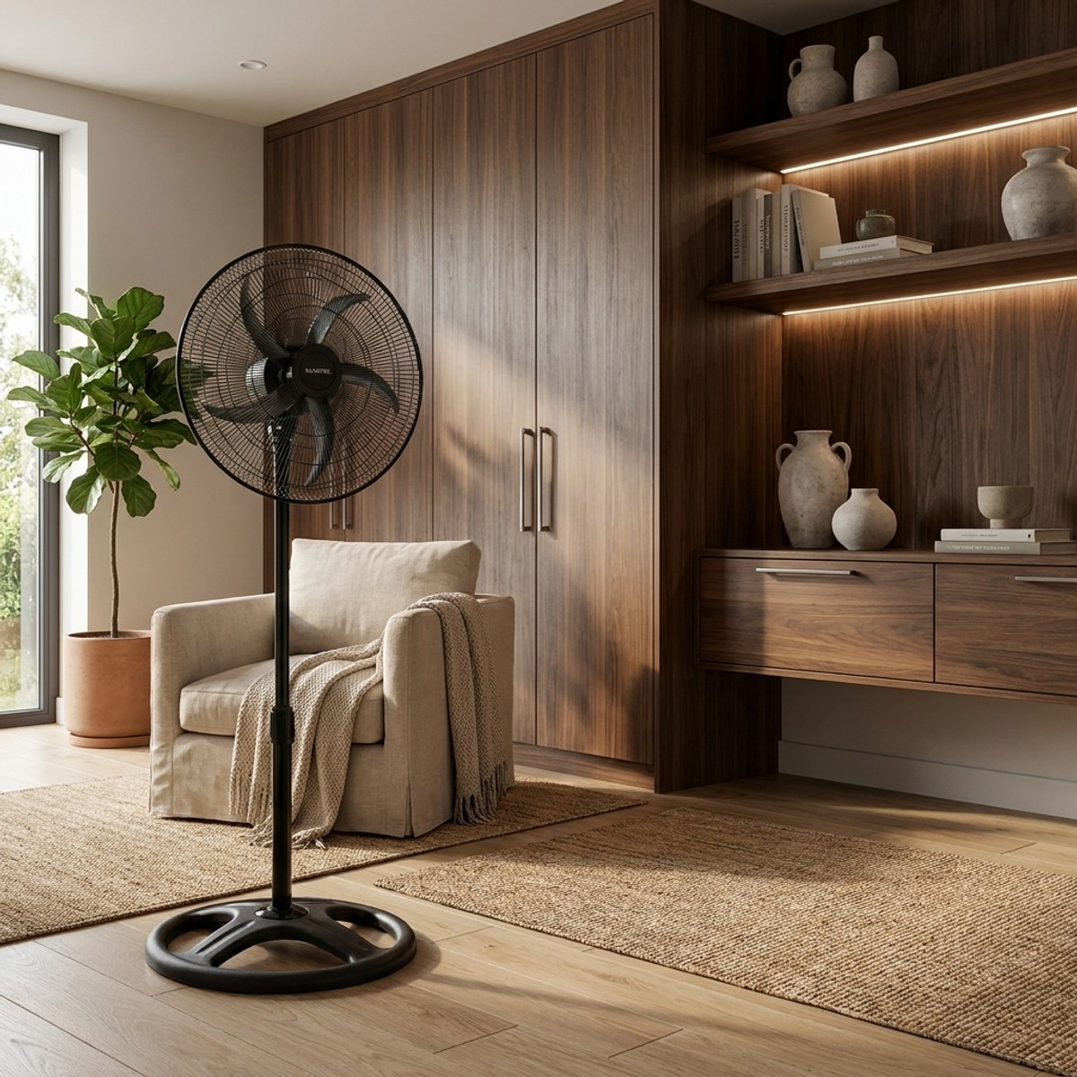 Ventilatore 3 in 1 con oscillazione e piantana Calven