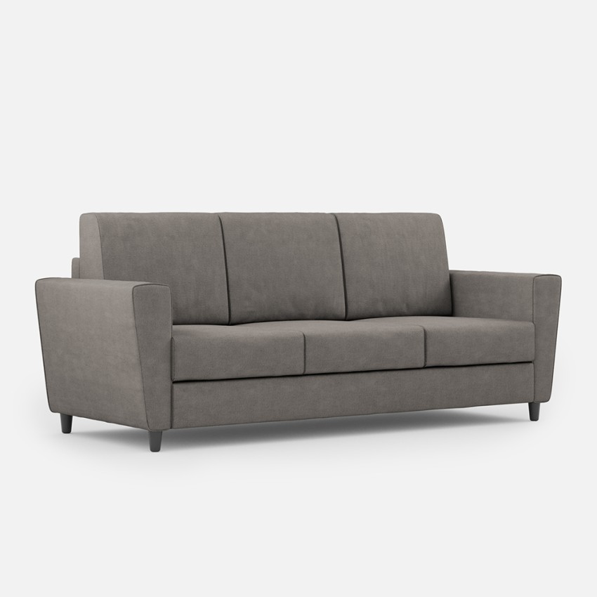 Modern 3-seater fabric sofa 212cm removable cover Yasel 180 Itamoby — 1