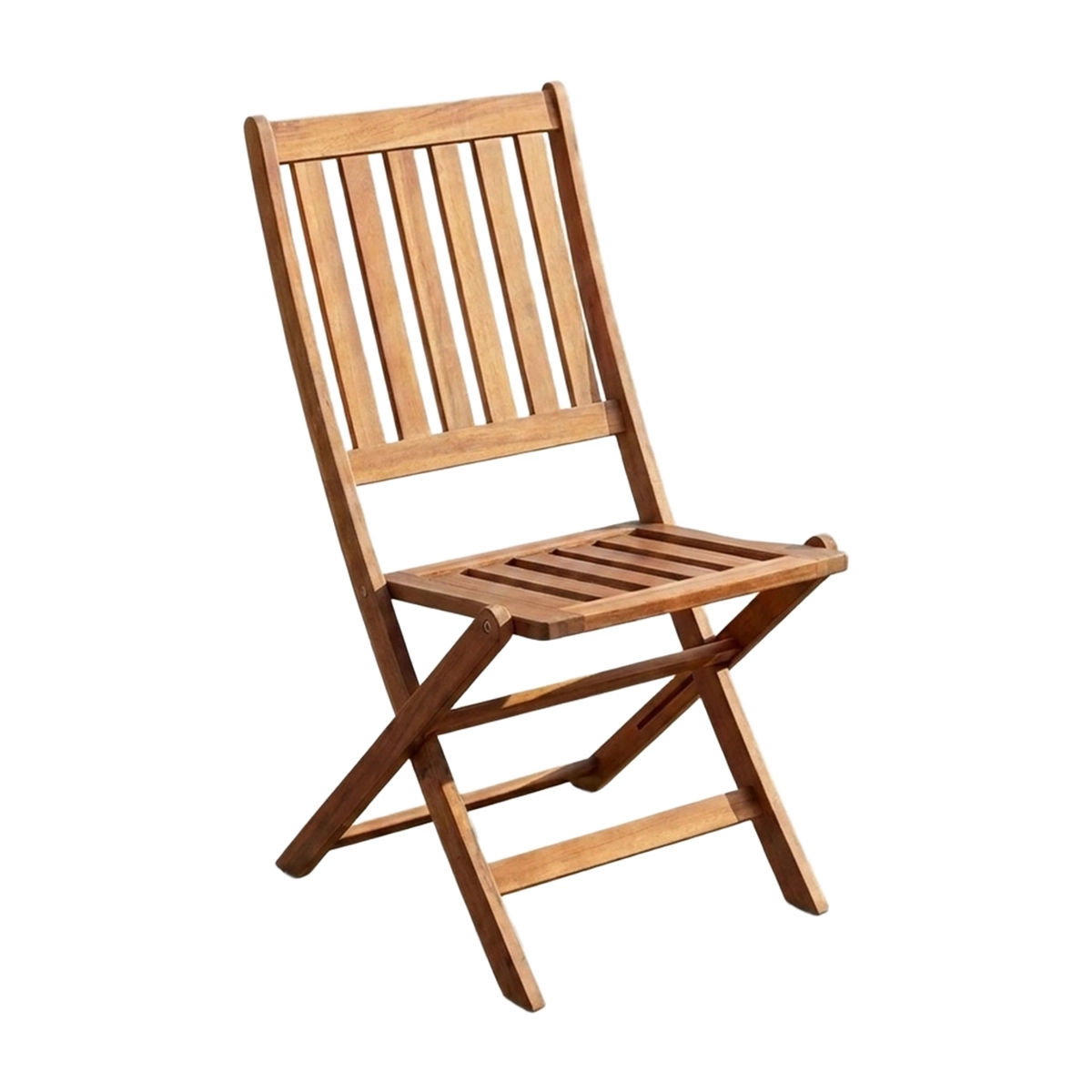 Diana Wooden Folding Garden Chair in Solid Acacia Wood — 1