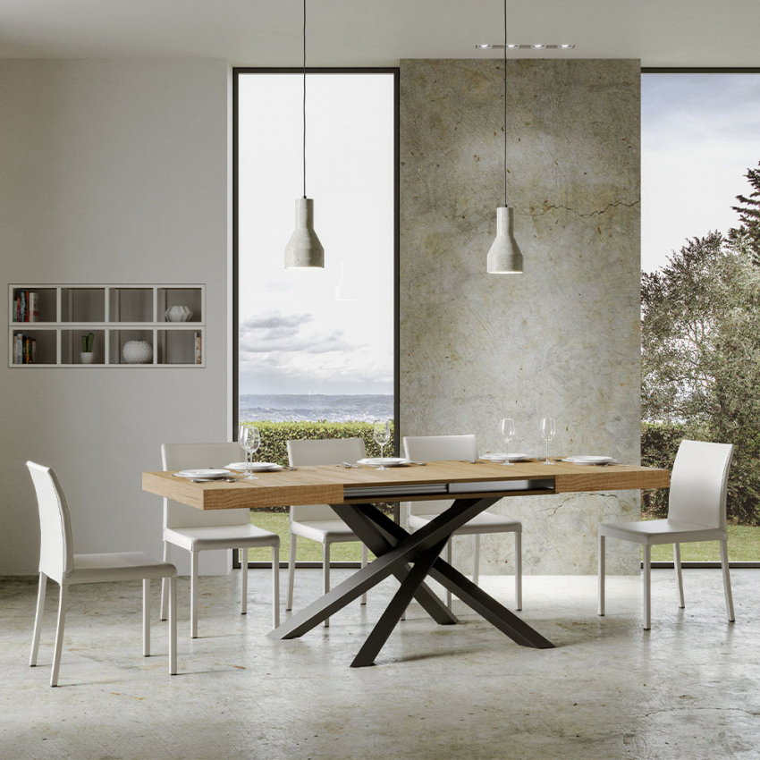 Volantis Wood Modern Extendable Dining Table 90x130-234cm — 3