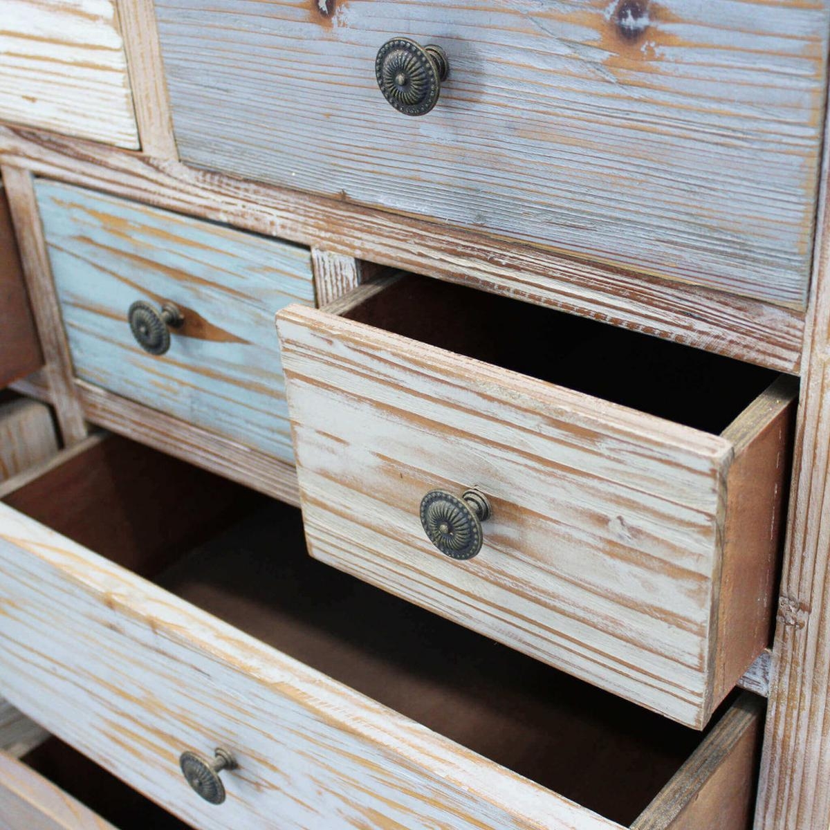 Greg Cosma shabby chic wooden multicolor sideboard chest of drawers — 2