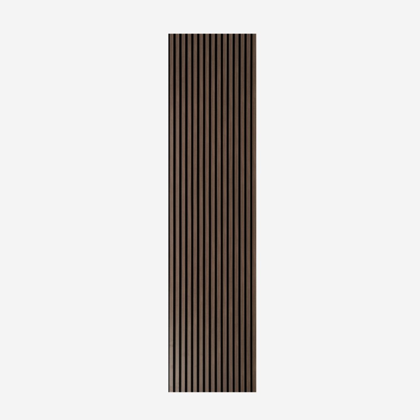 Set 4 decorative acoustic wall panels wenge wood 240x60 cm Kover-WG — 3