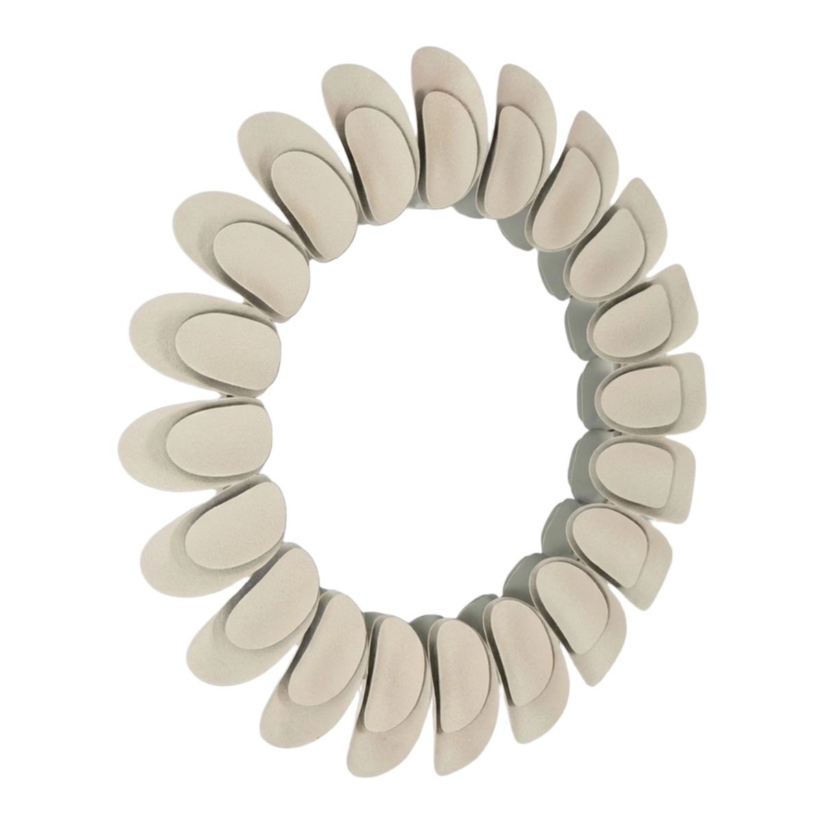 Dune Double Decorative Round Wall Mirror with Stone Effect — 4