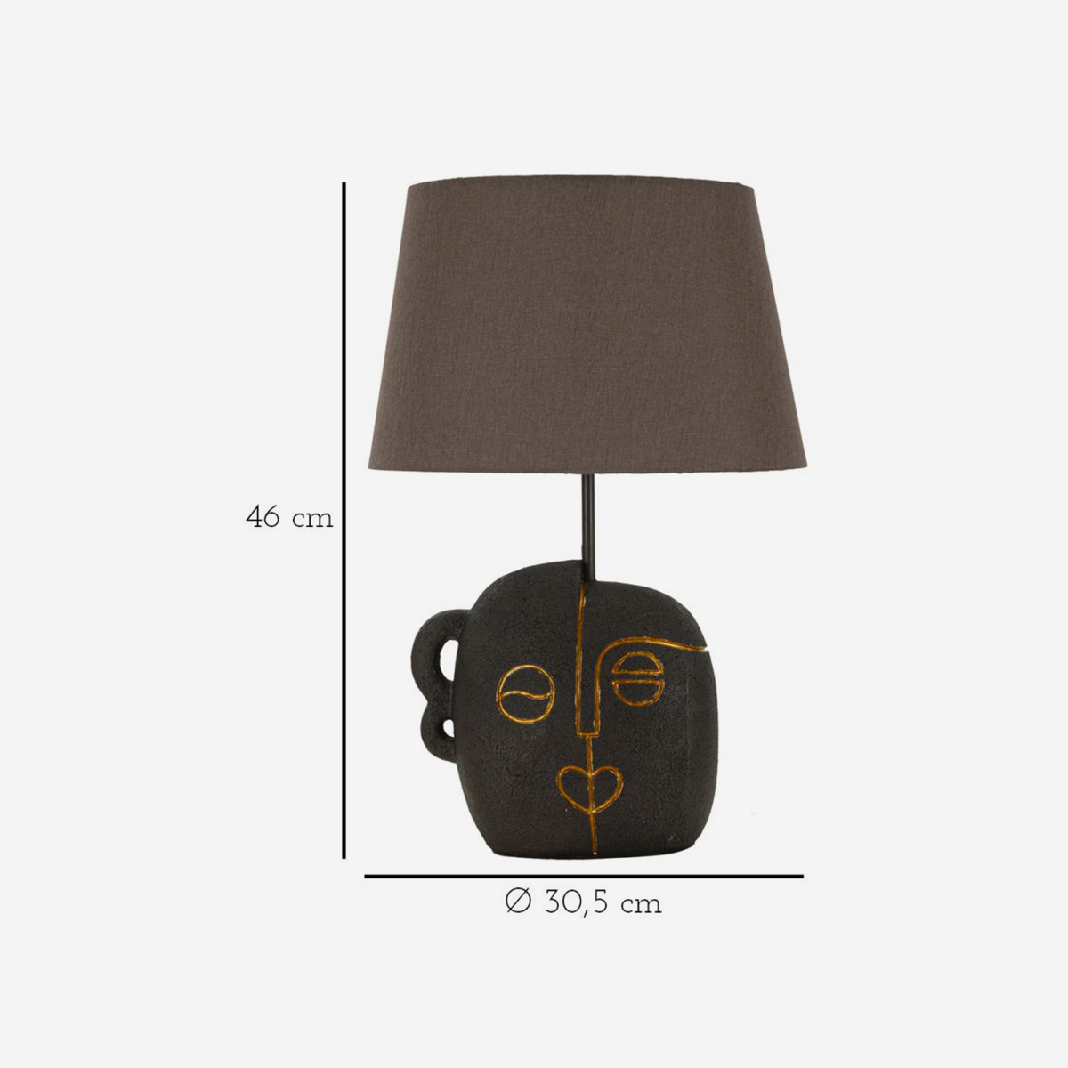 Mauro Ferretti Tribal A Sculptural Table Lamp in Resina — 4