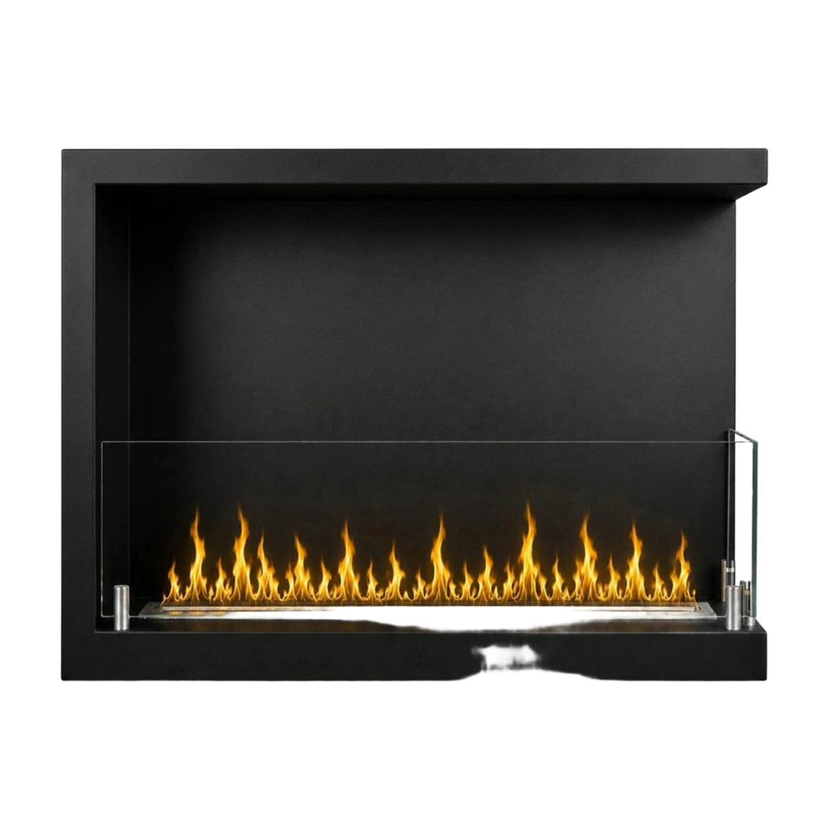 Corner Built-in Bioethanol Fireplace Divina Fire Sutri 60 DF600 — 1
