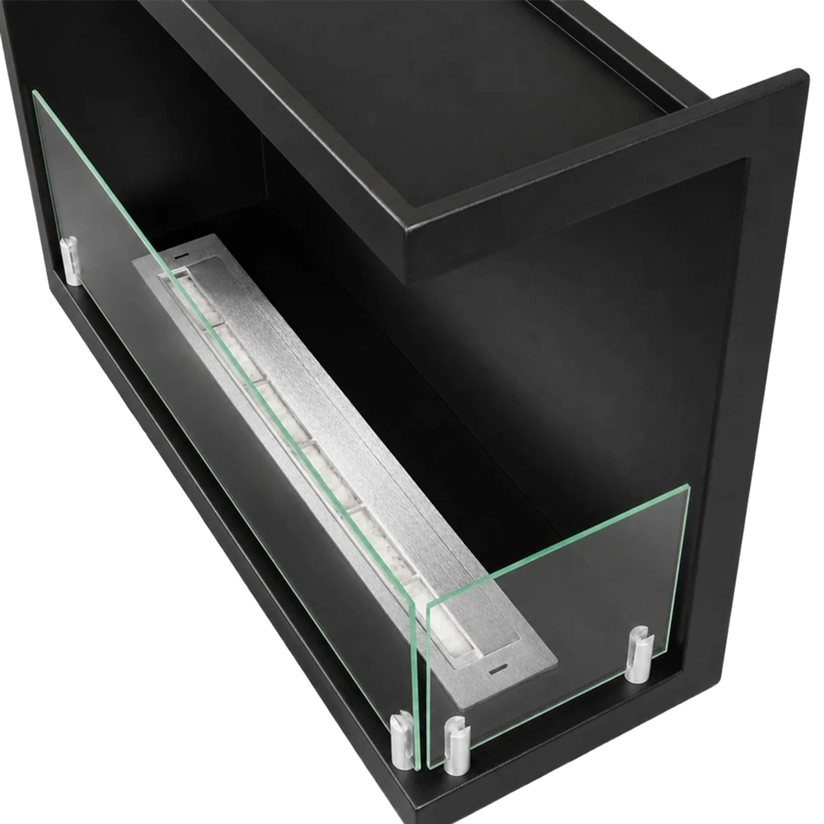 Corner Built-in Bioethanol Fireplace Divina Fire Sutri 60 DF600 — 4