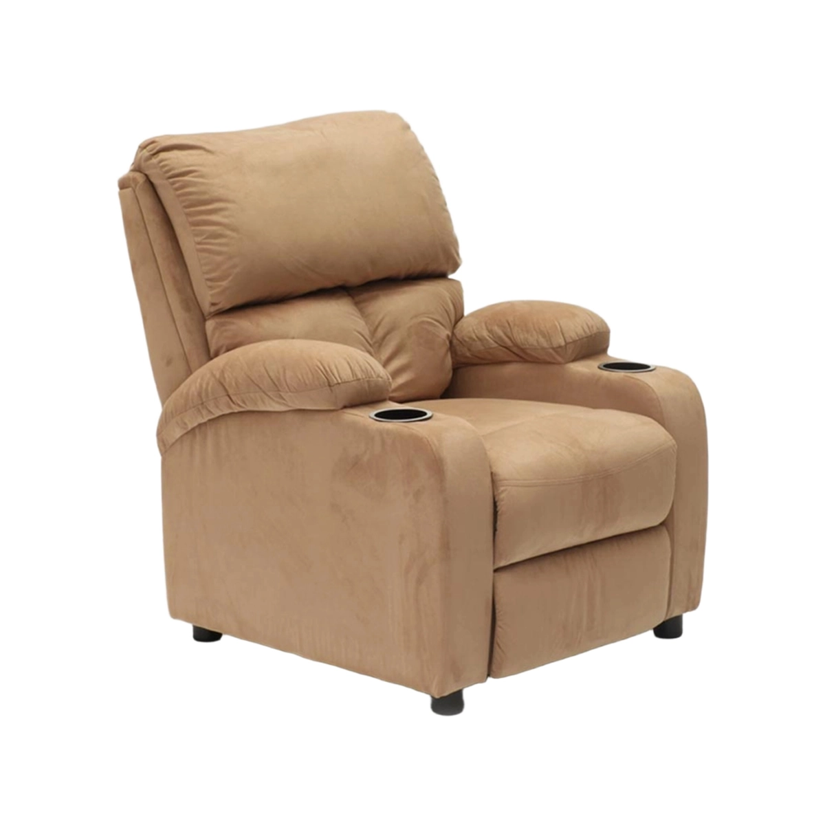 Laura Poltrona Relax Manual Recliner Armchair Microfibra Velluto — 1