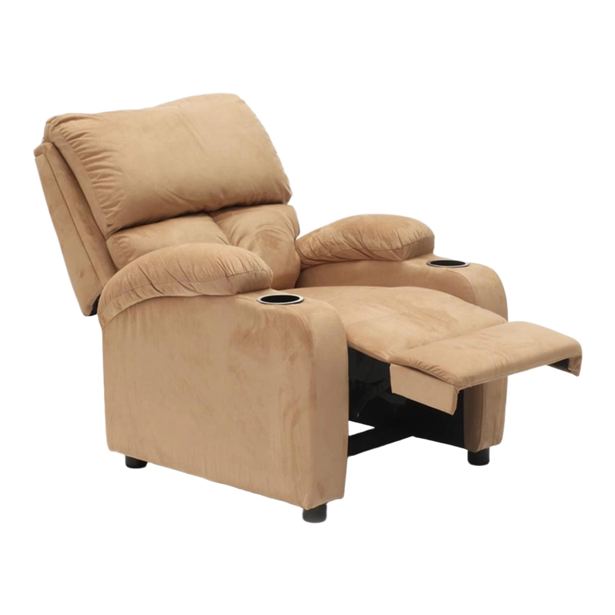 Laura Poltrona Relax Manual Recliner Armchair Microfibra Velluto — 3