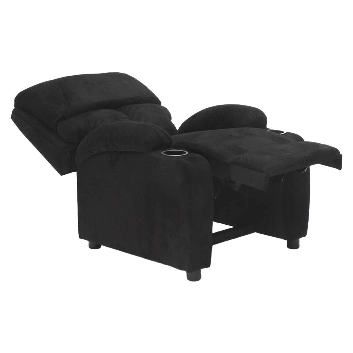 Laura Poltrona Relax Manual Recliner Armchair Microfibra Velluto — 4