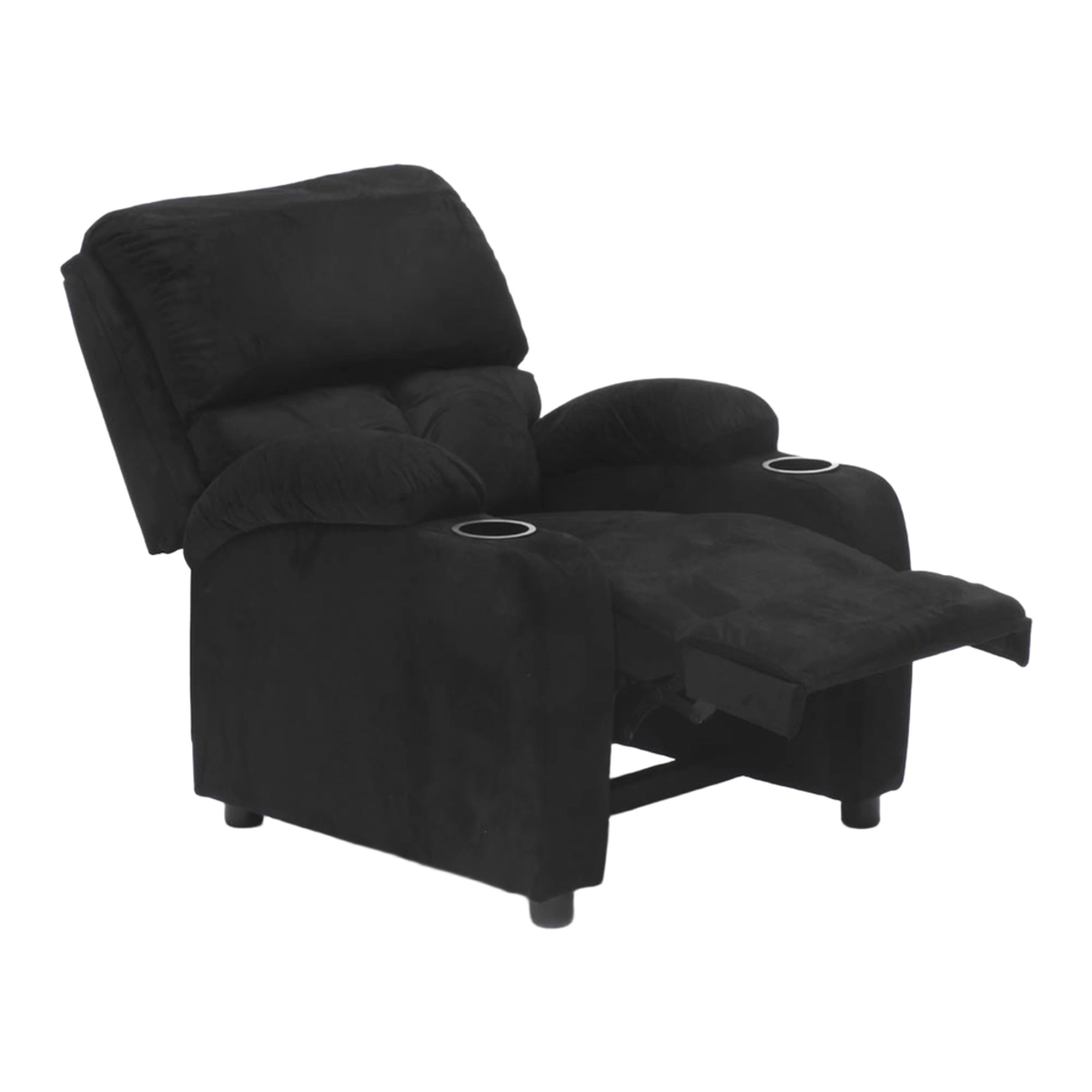 Laura Poltrona Relax Manual Recliner Armchair Microfibra Velluto — 3