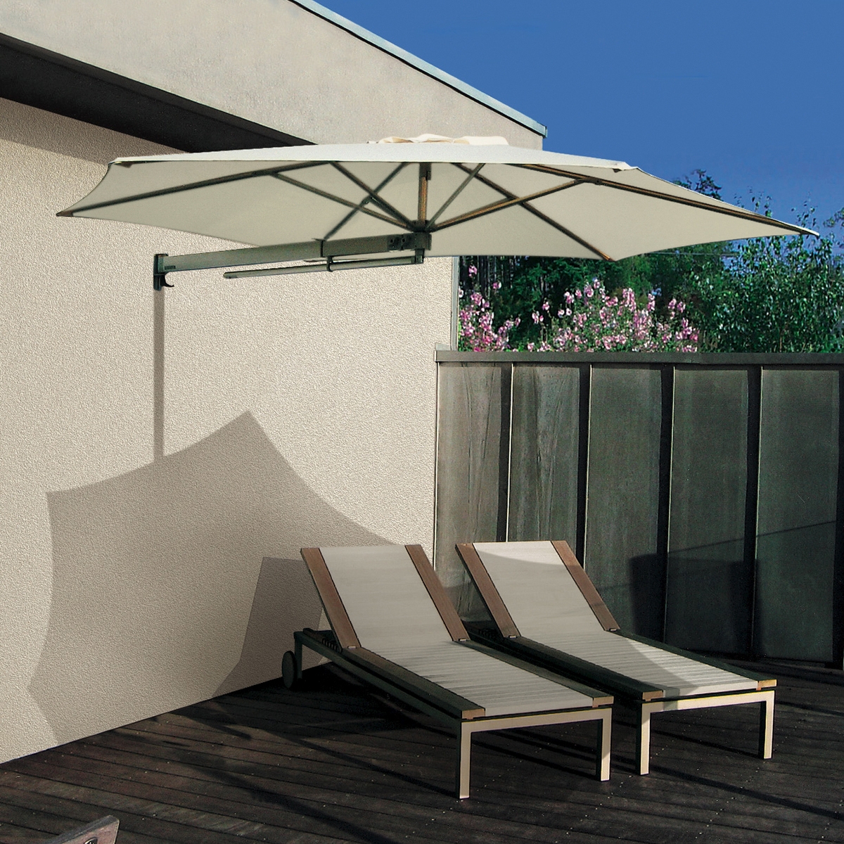 Parrot Maffei ART P3 Wall-Mounted Folding Parasol UV50+ 270 cm — 2