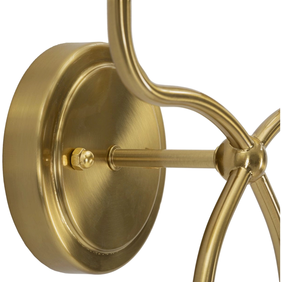 Zagabria 2-light wall lamp in iron and Tessuto fabric shades — 4