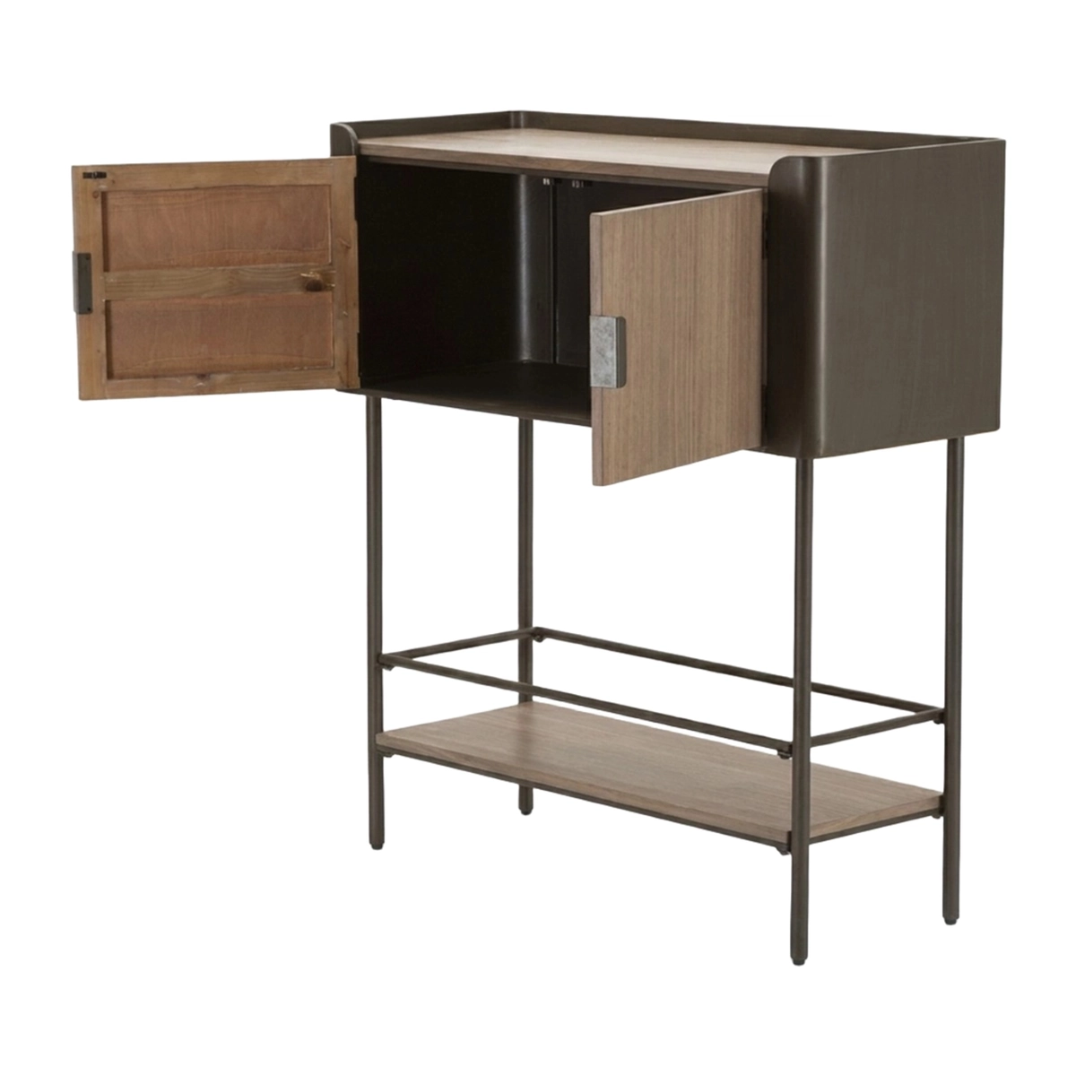 Toronto Wooden and Metal Sideboard Cabinet 100x42x110 cm — 5