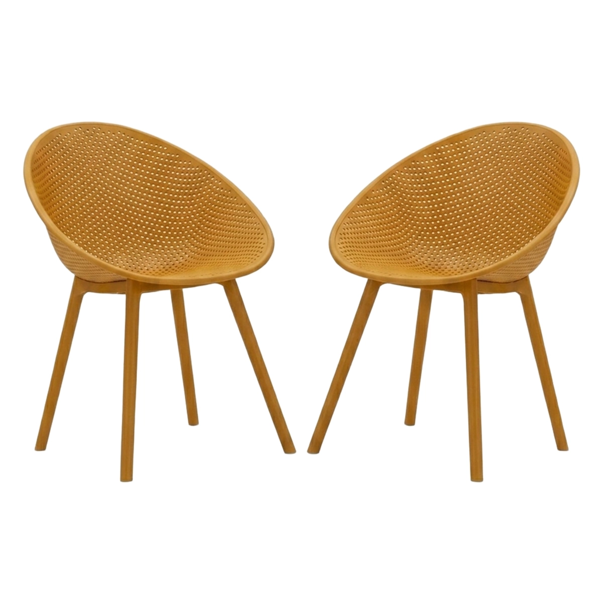 Set of 2 Outdoor & Indoor Chairs in Polipropilene Ibiza — 1
