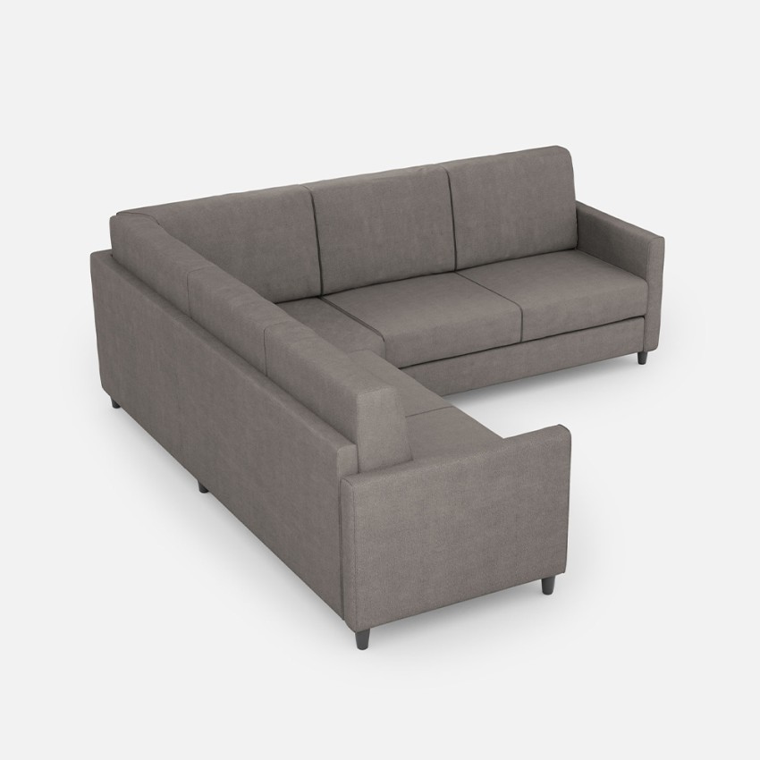 Karay 14AG 5-Seater Modern Fabric Corner Sofa 241x241 cm — 4