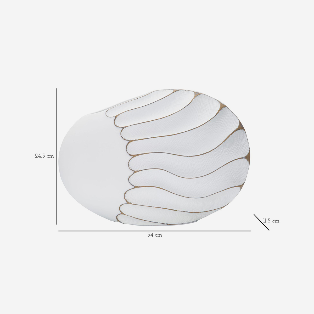 Mauro Ferretti Lines Indoor Decorative Vase in Resina — 3